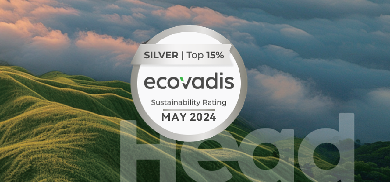 Head received a "Silver" rating from EcoVadis